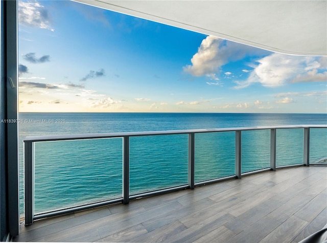 17475 Collins Ave Unit 1001, Sunny Isles Beach, FL 33160 - balcony featuring a water view