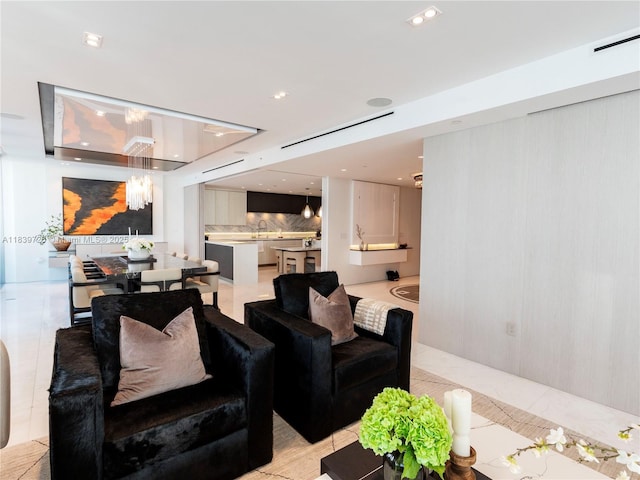 17475 Collins Ave Unit 1001, Sunny Isles Beach, FL 33160 - community lobby with recessed lighting