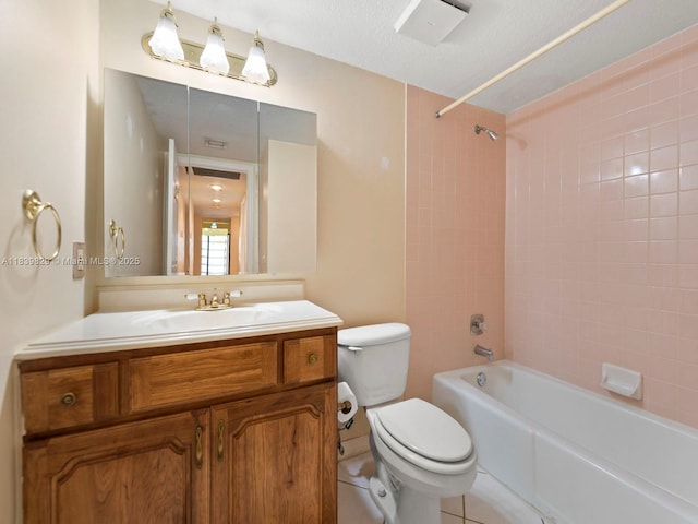 1440 Egret Rd, Homestead, FL 33035 - bathroom featuring tub / shower combination, vanity, and tile patterned flooring