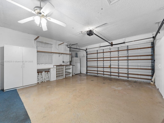 1440 Egret Rd, Homestead, FL 33035 - garage featuring freestanding refrigerator and a garage door opener
