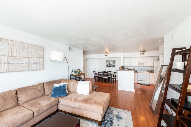 1155 Brickell Bay Dr Unit 3403, Miami, FL 33131 - living room with dark wood finished floors