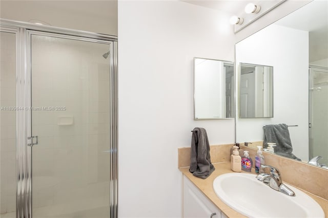 1155 Brickell Bay Dr Unit 3403, Miami, FL 33131 - full bathroom with vanity and a stall shower
