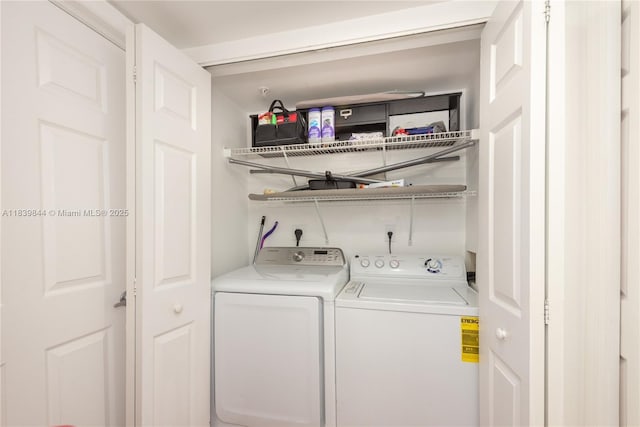1155 Brickell Bay Dr Unit 3403, Miami, FL 33131 - laundry area with separate washer and dryer