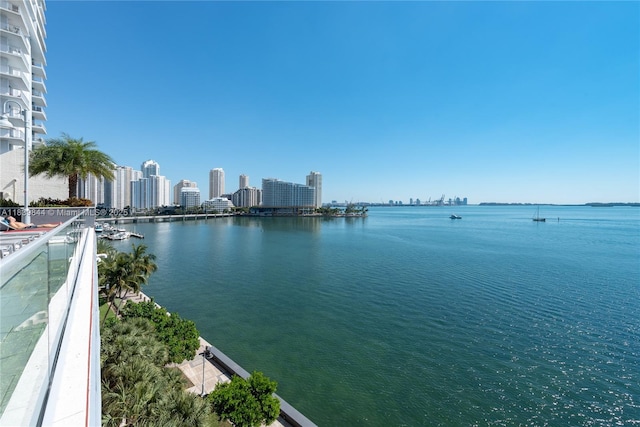 1155 Brickell Bay Dr Unit 3403, Miami, FL 33131 - water view with city skyline