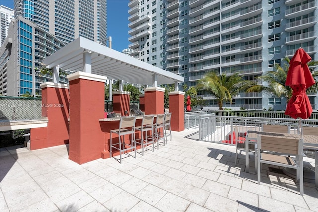 1155 Brickell Bay Dr Unit 3403, Miami, FL 33131 - view of patio