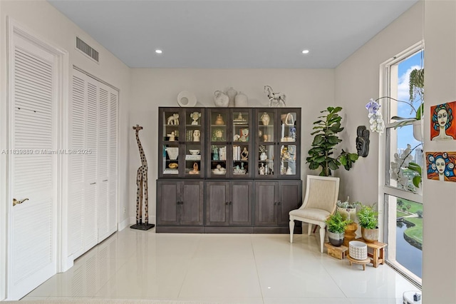 20379 W Country Club Dr Unit Ph38, Aventura, FL 33180 - sitting room with tile patterned flooring and recessed lighting