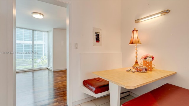 10178 Collins Ave Unit 102, Bal Harbour, FL 33154 - dining room featuring wood finished floors and baseboards