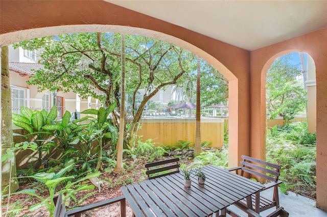 19701 E Country Club Dr Unit 5104, Aventura, FL 33180 - view of patio / terrace featuring outdoor dining space