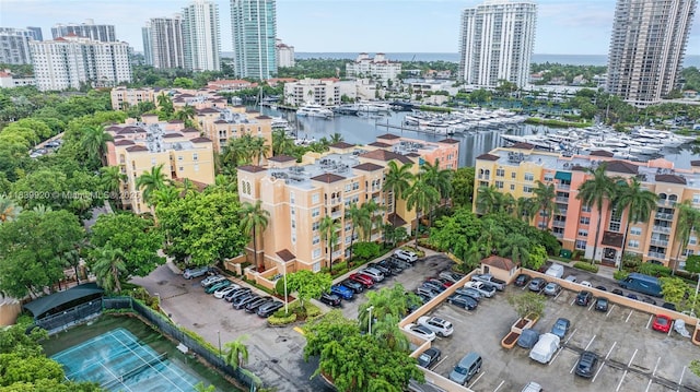 19701 E Country Club Dr Unit 5104, Aventura, FL 33180 - view of urban area featuring a large body of water and a marina