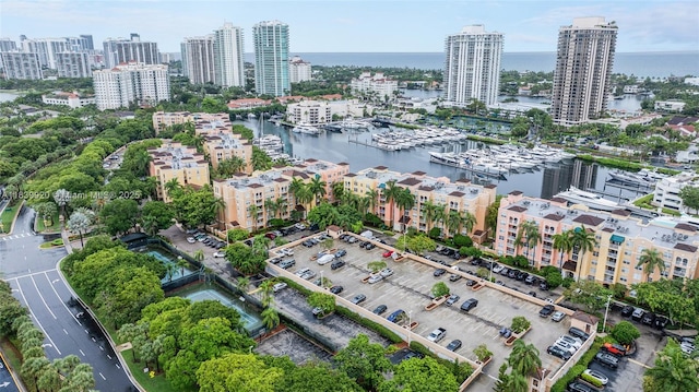 19701 E Country Club Dr Unit 5104, Aventura, FL 33180 - view of urban area featuring a nearby body of water and a marina