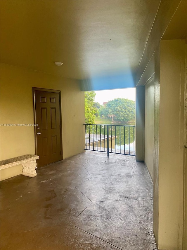 5335 NW 10th Ct Unit 208, Plantation, FL 33313 - interior space featuring unfinished concrete flooring