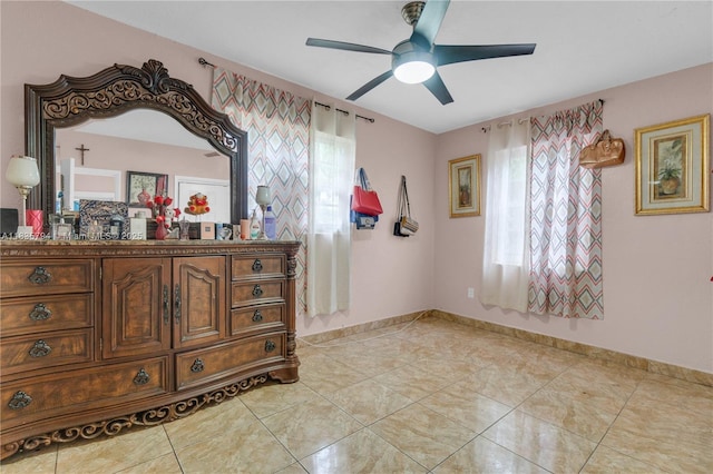 1340 NW 128th St, North Miami, FL 33167 - bedroom with a ceiling fan