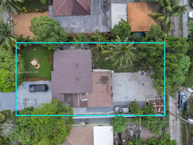 1340 NW 128th St, North Miami, FL 33167 - aerial overview of property's location with property boundaries highlighted