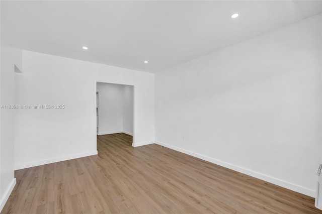 1315 NE 146th St, Miami, FL 33161 - unfurnished room featuring wood finished floors and recessed lighting