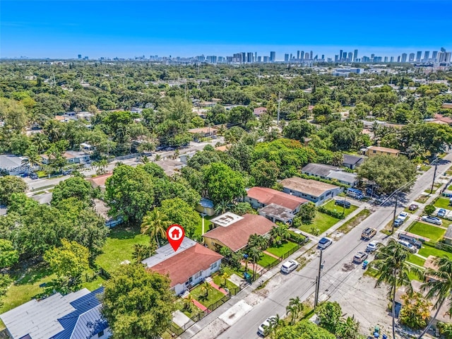 1315 NE 146th St, Miami, FL 33161 - aerial view of city skyline and a tree filled landscape