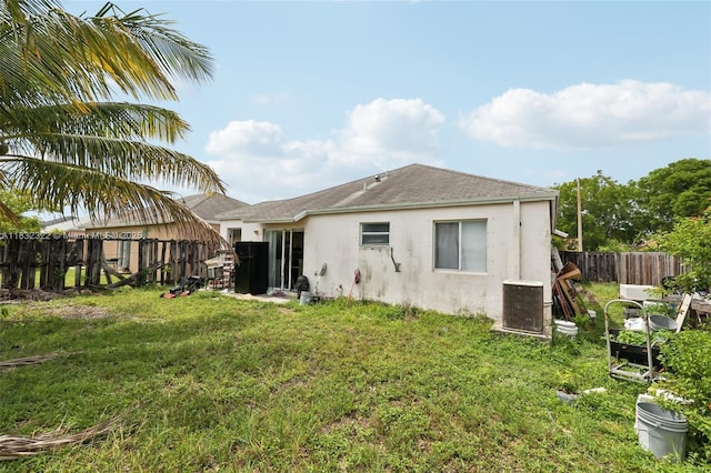 3120 NW 203rd Ter, Miami Gardens, FL 33056 - back of property featuring stucco siding and a fenced backyard