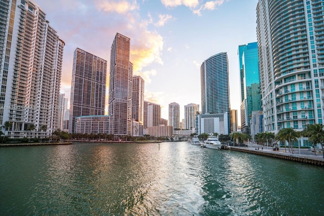 200 Biscayne Boulevard Way Unit 502, Miami, FL 33131 - view of city skyline featuring a nearby body of water