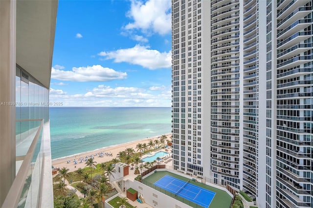 18975 Collins Ave Unit 1105, Sunny Isles Beach, FL 33160 - water view with nearby beach