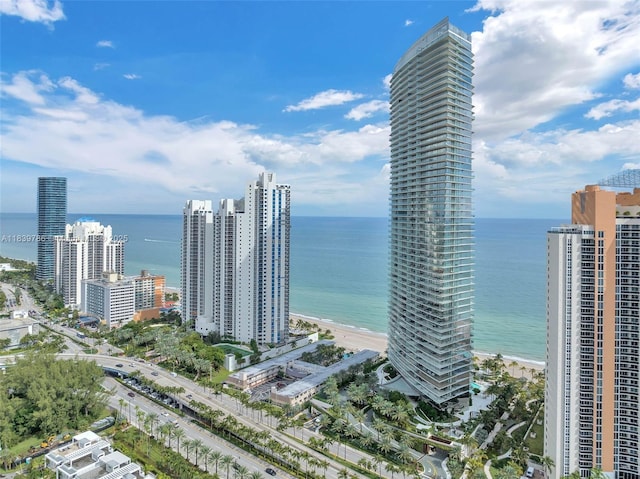 18975 Collins Ave Unit 1105, Sunny Isles Beach, FL 33160 - water view featuring nearby urban area
