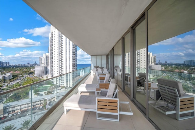 18975 Collins Ave Unit 1105, Sunny Isles Beach, FL 33160 - balcony featuring a view of city