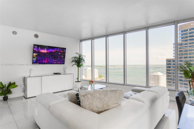 485 Brickell Ave Unit 2908, Miami, FL 33131 - living area featuring baseboards