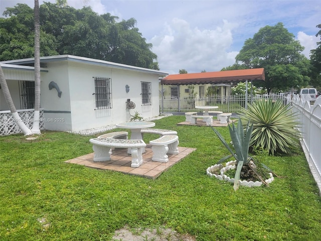 305 NW Opa Locka Blvd, North Miami, FL 33168 - view of yard featuring a patio