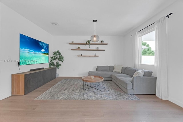 14864 SW 163rd Ter, Miami, FL 33187 - living room with wood finished floors and baseboards