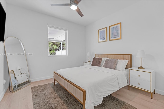 14864 SW 163rd Ter, Miami, FL 33187 - bedroom featuring wood finished floors and ceiling fan