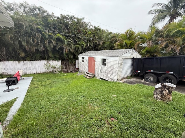 6550 SW 56th St, Davie, FL 33314 - view of yard with an outdoor structure