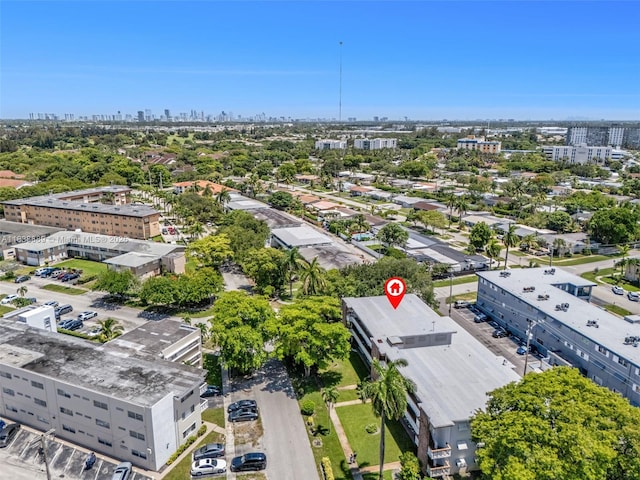 500 S Luna Ct Unit 6, Hollywood, FL 33021 - drone / aerial view of city skyline