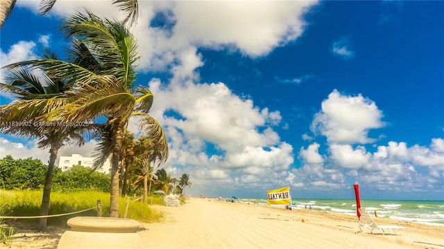 1201 S Ocean Dr Unit 904N, Hollywood, FL 33019 - view of property's community featuring view of water and beach