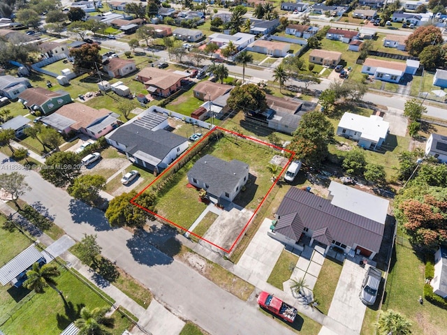 15900 NW 18th Ave, Miami Gardens, FL 33054 - aerial view of residential area with property parcel outlined