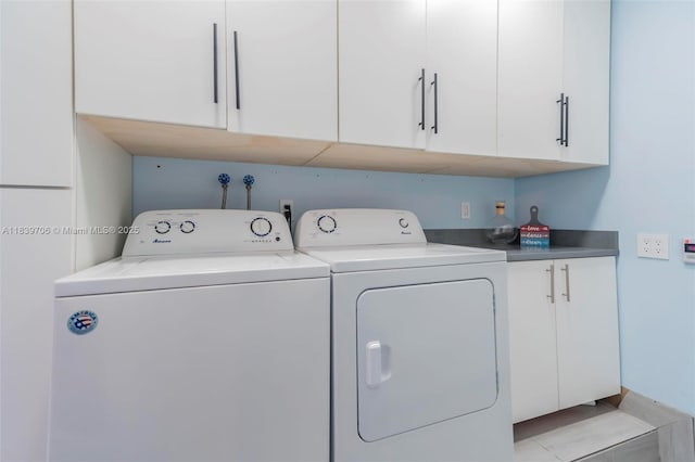 11940 NW 33rd St, Sunrise, FL 33323 - washroom featuring washing machine and clothes dryer and cabinet space