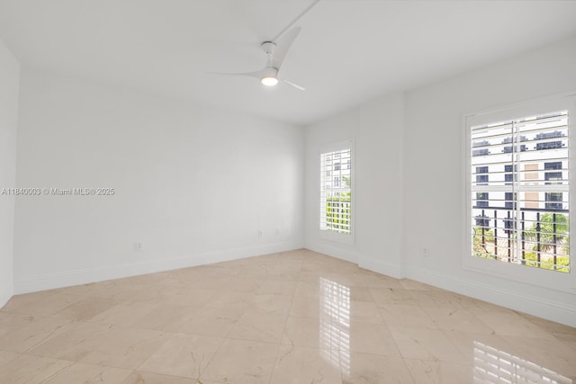 20 Calabria Ave Unit 505, Coral Gables, FL 33134 - unfurnished room with a ceiling fan and baseboards
