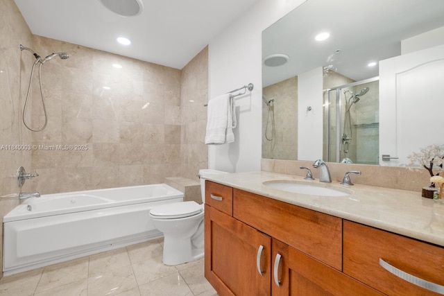 20 Calabria Ave Unit 505, Coral Gables, FL 33134 - full bath featuring vanity, bathing tub / shower combination, and recessed lighting