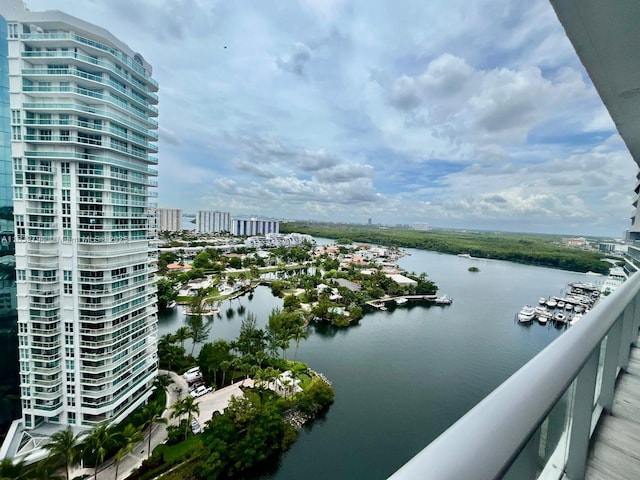 300 Sunny Isles Blvd Unit 4-1806, Sunny Isles Beach, FL 33160 - water view featuring nearby urban area