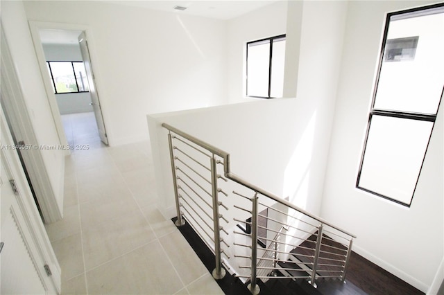 8074 NW 43rd St, Doral, FL 33166 - staircase with baseboards and tile patterned floors