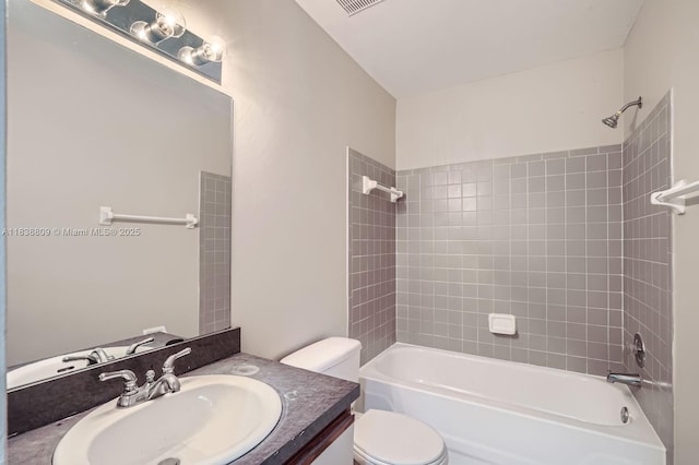 10897 Grandview Ct, Royal Palm Beach, FL 33411 - bathroom with vanity and shower / tub combination
