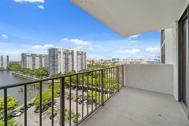 18181 NE 31st Ct Unit 1401, Aventura, FL 33160 - balcony featuring a water view and a view of city