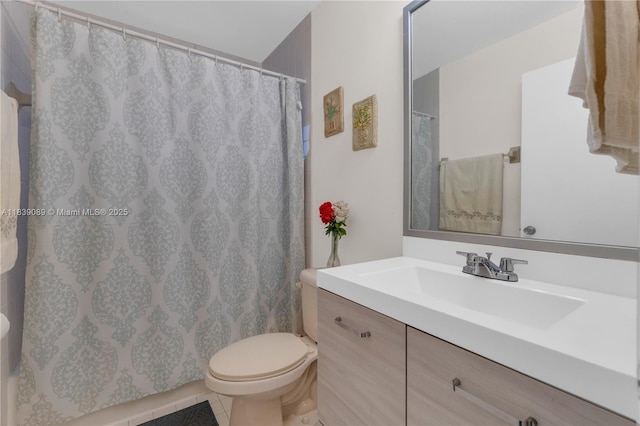 18030 SW 153rd Ct, Miami, FL 33187 - bathroom with vanity and a shower with shower curtain