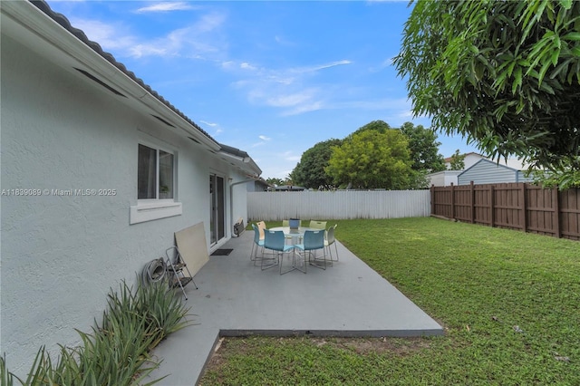18030 SW 153rd Ct, Miami, FL 33187 - fenced backyard featuring a patio