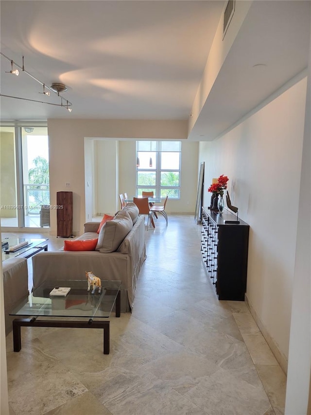 445 Grand Bay Dr Unit 601, Key Biscayne, FL 33149 - living area with baseboards