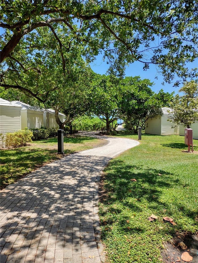 445 Grand Bay Dr Unit 601, Key Biscayne, FL 33149 - view of community featuring a lawn