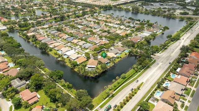 1710 SW 100th Ter, Davie, FL 33324 - aerial overview of property's location with nearby suburban area