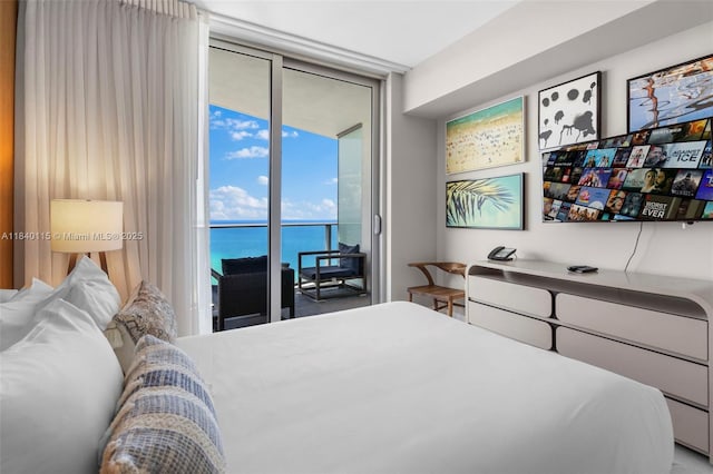 4111 S Ocean Dr Unit 2906, Hollywood, FL 33019 - bedroom featuring access to exterior and expansive windows