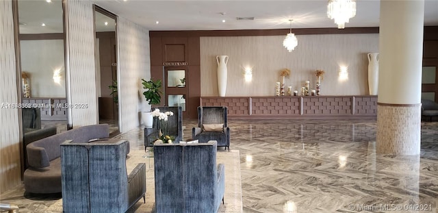 5401 Collins Ave Unit 514, Miami Beach, FL 33140 - reception featuring decorative columns