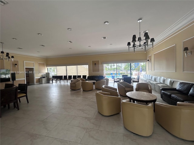 324 Poinciana Dr Unit 906, Sunny Isles Beach, FL 33160 - common area featuring ornamental molding