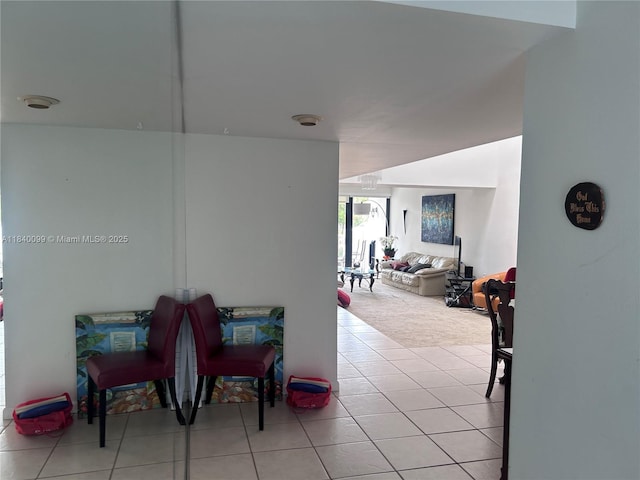 324 Poinciana Dr Unit 906, Sunny Isles Beach, FL 33160 - hall with light tile patterned flooring