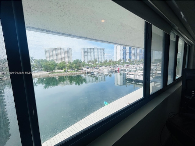 324 Poinciana Dr Unit 906, Sunny Isles Beach, FL 33160 - water view featuring nearby urban area