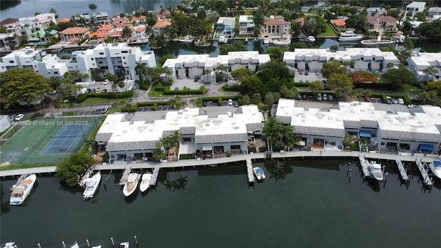 324 Poinciana Dr Unit 906, Sunny Isles Beach, FL 33160 - aerial view of property's location featuring a large body of water and nearby suburban area